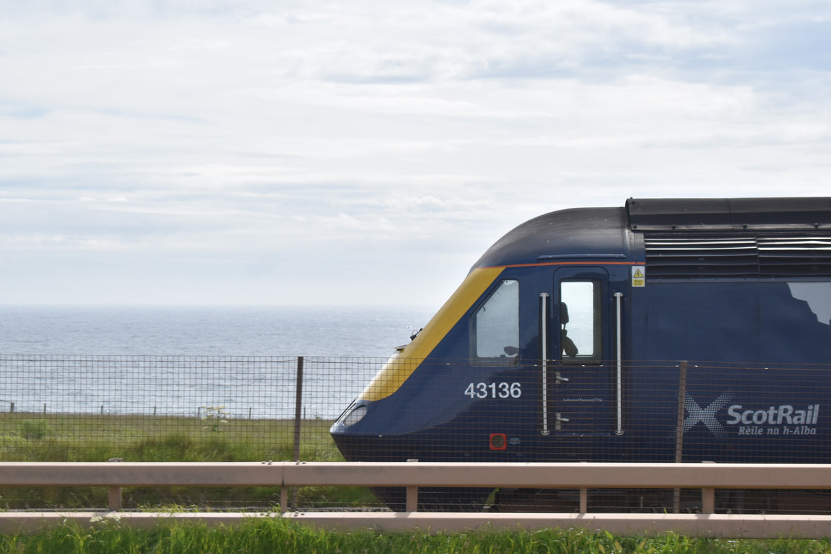 Steel and Sea – ScotRail 43136 | Fine Art Photography Print