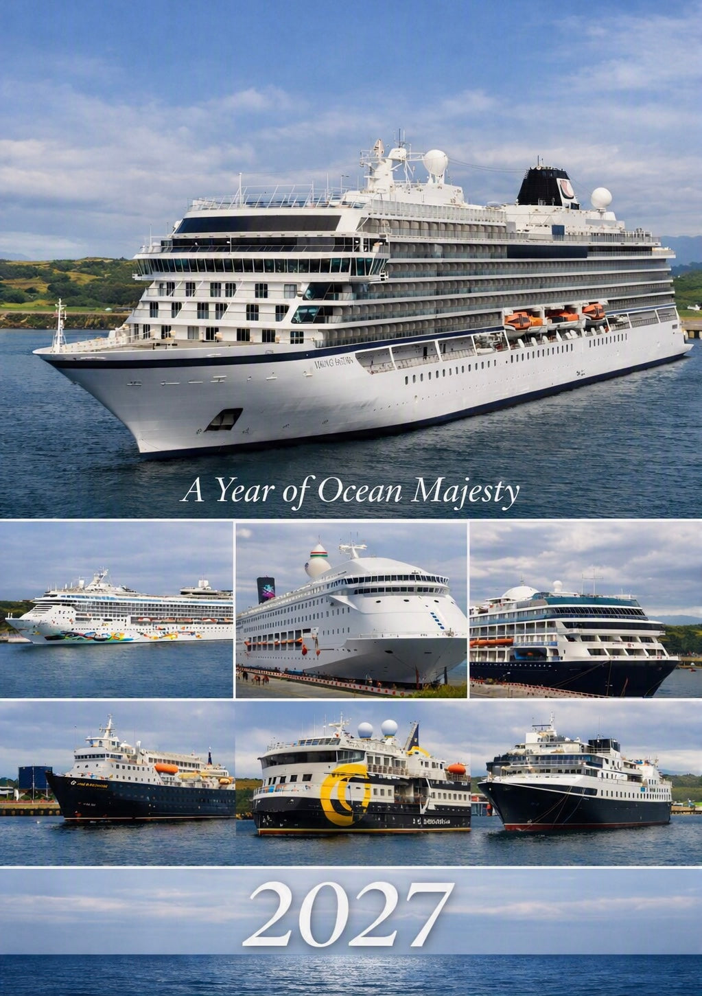 Ocean Majesty 2027 | Maritime Photography Wall Calendar